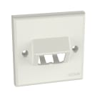 PANDUIT - PLACCA INCLINATA 86 X 86 MM A 2 PORTE CO