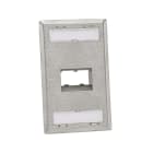PANDUIT - THE MINI-COM STAINLESS STEEL FACEPLATE A
