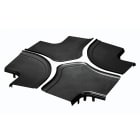 PANDUIT - THE FIBERRUNNER 12X4 4-WAY CROSS COVER I FRFWCSC12LBL