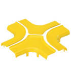 PANDUIT - THE FIBERRUNNER 4X4 4-WAY CROSS COVER IS FRFWCSC4LYL