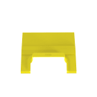 PANDUIT - THE FIBERRUNNER 12X4 SPILL-OVER FITTING FRSPJC412YL