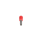 PANDUIT - COVERED FERRULES SINGLE WIRE RED DIN END