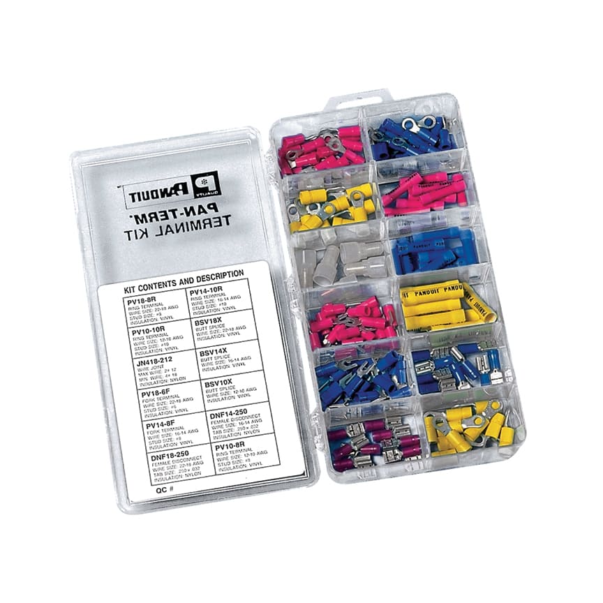 PANDUIT - KIT TERMINALI SENZA CRIMPATRICE. CONTIEN KP-1075Y
