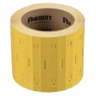 PANDUIT - PIASTRA DI IDENTIFICAZIONE GIALLA A TRAS M300X050Y6T
