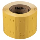 PANDUIT - PIASTRA DI IDENTIFICAZIONE GIALLA A TRAS