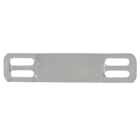 PANDUIT - SS MARKER PLATE, RECTANGULAR, 2 HOLE, DI MMP172W38-M316