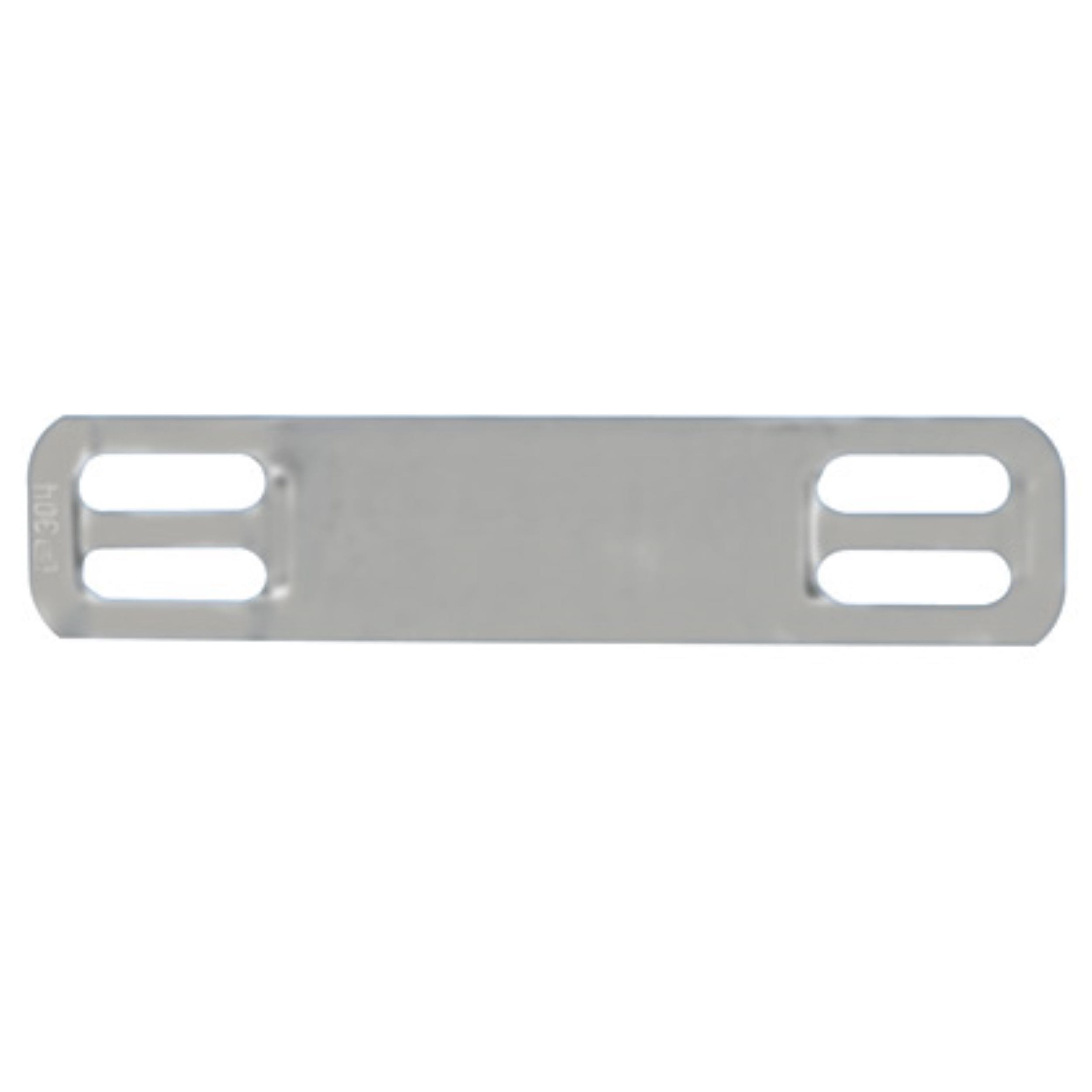 PANDUIT - SS MARKER PLATE, RECTANGULAR, 2 HOLE, DI
