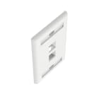PANDUIT - PLACCA VERTICALE, A UNA VIA, ACCETTA DUE