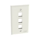 PANDUIT - PLACCA VERTICALE, A UNA VIA, ACCETTA TRE
