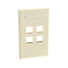 PANDUIT - PLACCA VERTICALE, A UNA VIA, ACCETTA QUA