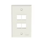 PANDUIT - PLACCA VERTICALE, A UNA VIA, ACCETTA QUA