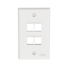 PANDUIT - PLACCA VERTICALE, A UNA VIA, ACCETTA QUA