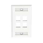 PANDUIT - PLACCA VERTICALE, A UNA VIA, ACCETTA QUA