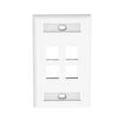 PANDUIT - PLACCA VERTICALE, A UNA VIA, ACCETTA QUA