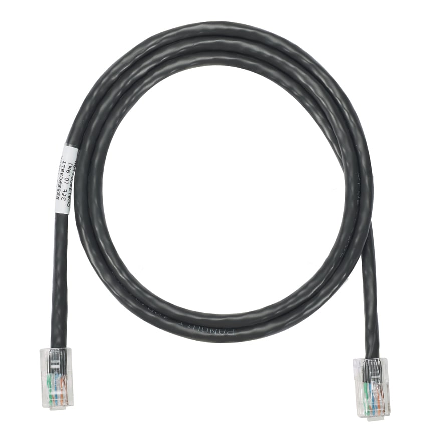 PANDUIT - THE NETKEY CAT 5E UTP PATCH CORD IS CONS