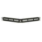 PANDUIT - THE NETKEY FACEPLATE ANGLED MODULAR PATC NKFPA24