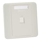 PANDUIT - THE NETKEY 86MM X 86MM FACEPLATE ACCEPTS