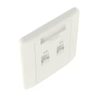 PANDUIT - THE NETKEY 86MM X 86MM FACEPLATE ACCEPTS