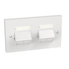 PANDUIT - TELAIO PLACCA A DUE VIE 86 MM X 146 MM E