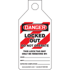 PANDUIT - LOCKOUT TAGOUT, TAB TAG, 'DANGER LOCKED PSL-1019