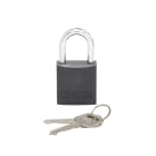PANDUIT - ALUMINUM BODY PADLOCK, 1.06' SHACKLE, BL