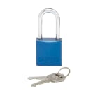 PANDUIT - ALUMINUM BODY PADLOCK, 3.00' LONG SHACKL PSL-7BU-LS