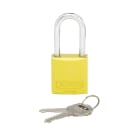 PANDUIT - ALUMINUM BODY PADLOCK, 3.00' LONG SHACKL PSL-7YL-LS