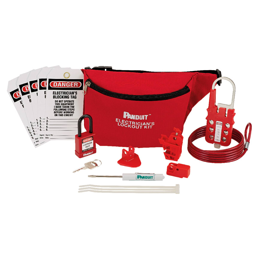 PANDUIT - ELECTRICIAN'S LOCKOUT KIT: (1) SCREWDRIV