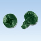 PANDUIT - VITE DI FISSAGGIO FILETTATA VERDE,10-32