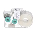 PANDUIT - NASTRO NERO SU BIANCO, IN VINILE.