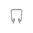 PANDUIT - THE WYR-GRID SNAP-ON SIDEWALL BRACKET IS