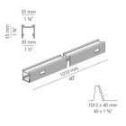 PANZERI CARLO - BROOKLYN: SIST.INCASSO 101 BIANCO/PC PRI XG2033-100TRACK