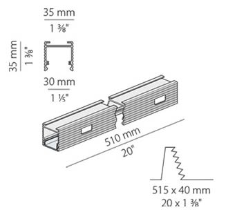 PANZERI CARLO - BROOKLYN: SIST.INCASSO 51 BIANCO/PC OPAL