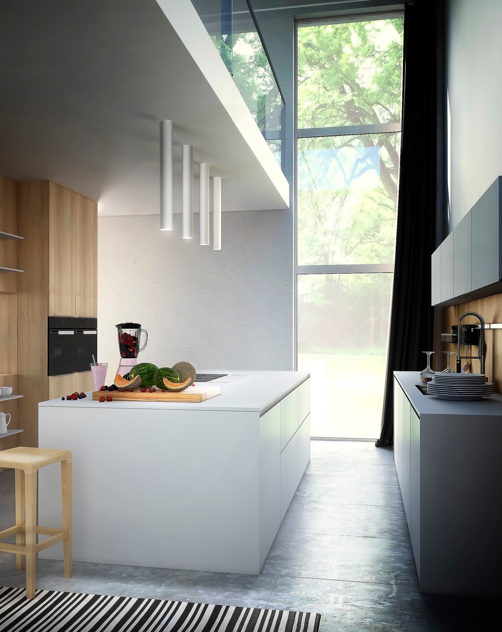 PANZERI CARLO - TO-BE 5.5: SOFFITTO 45 BIANCO 2700K CRI