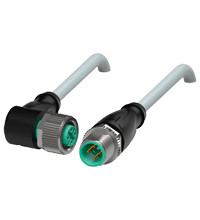 PEPPERL + FUCHS FA - Cavo di collegamento V1-W-0,6M-PVC-V1-G.