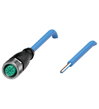 PEPPERL + FUCHS FA - Connettore per cavo NAMUR V1-G-N4-5M-PUR.