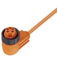 PEPPERL + FUCHS FA - Cavo femmina V95-W-2M-PVC, cavo elettrico resistente alle alte temperature e agli agenti atmosferici.