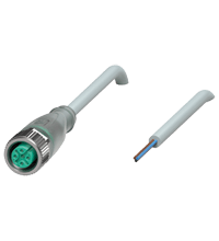 PEPPERL + FUCHS FA - Cavo femmina V1-G-E2-2M-PUR, cavo di lunghezza 2 metri con connettore V1-G-E2-PUR.