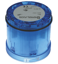 PEPPERL + FUCHS FA - Elemento luminoso a colonna LED VAZ-70mm blu.