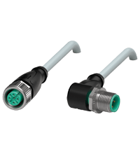 PEPPERL + FUCHS FA - Cavo di collegamento schermato V1-G-50M-PUR-ABG-V1-W.