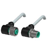 PEPPERL + FUCHS FA - Cavo di collegamento schermato V1-W-5M-PUR-ABG-V1-W.