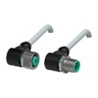 PEPPERL + FUCHS FA - Cavo di collegamento schermato V1-W-5M-PUR-ABG-V1-W.