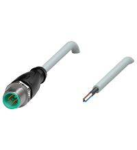 PEPPERL + FUCHS FA - Connettore schermato V1S-G-10M-PUR-ABG0 per cavo.