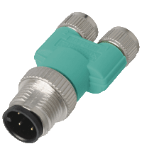 PEPPERL + FUCHS - Divisore a Y V1S-T-V3 per collegare e distribuire segnali audio e video in modo efficiente.