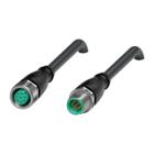 PEPPERL + FUCHS FA - Cavo di collegamento schermato V19-G-BK0,5M-PUR-U/ABG-V19-G.