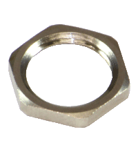 PEPPERL + FUCHS FA - Dado Locknut M8 Ottone Nichelato Brass Nickel.