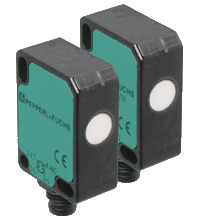PEPPERL + FUCHS FA - Barriera ultrasonica a fascio passante UBE800-F77-SE2-V31 per protezione e sicurezza avanzate.