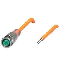PEPPERL + FUCHS FA - Cavo femmina V1-G-E8W-OR3M-POC per connessioni affidabili e veloci.