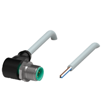 PEPPERL + FUCHS FA - Connettore per cavo V1S-W-3M-PVC.