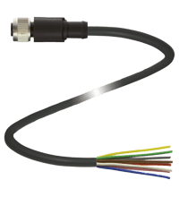 PEPPERL + FUCHS FA - Cavo femmina V19-G-BK2M-PUR-IEC, connettore V19-G-BK2M-PUR-IEC.